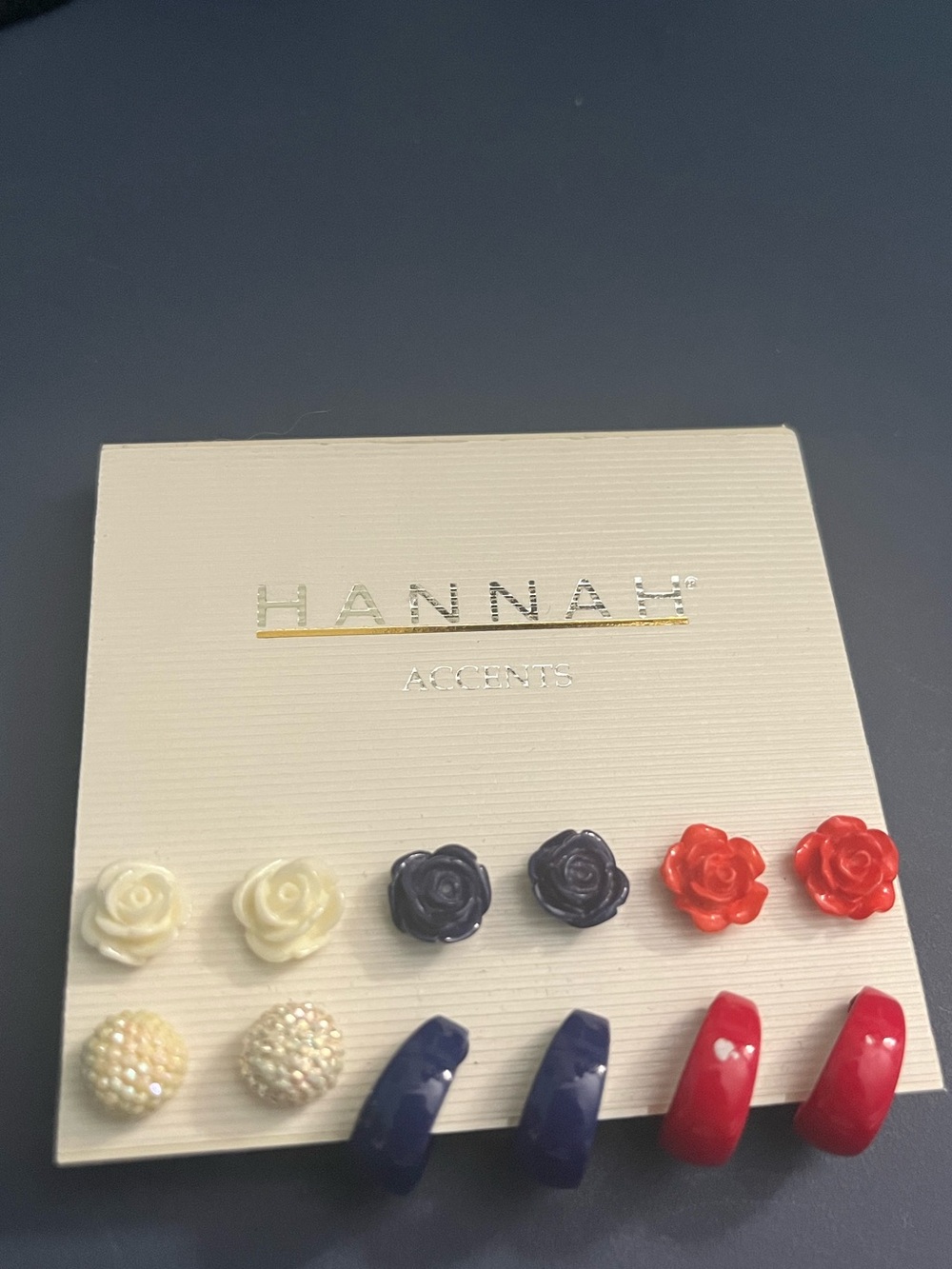 Hannah Accents Americana Studs
